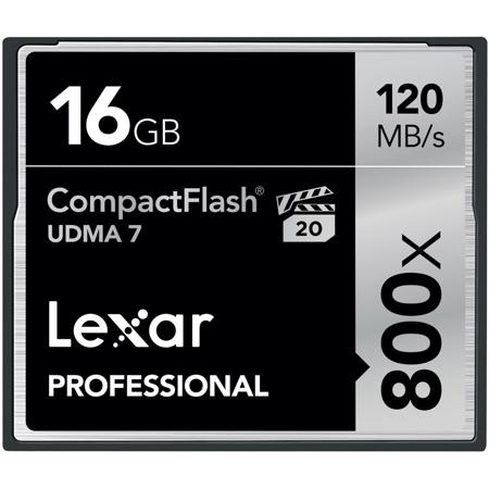 Lexar 16GB Professional UDMA 7 CF Memory Card (2 pack)