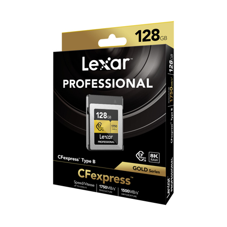 Lexar Gold Series Professional 128GB CFexpress Type-B Memory