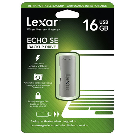 Lexar LEHSE16GBSBNA Echo SE 16GB USB Flash Drive