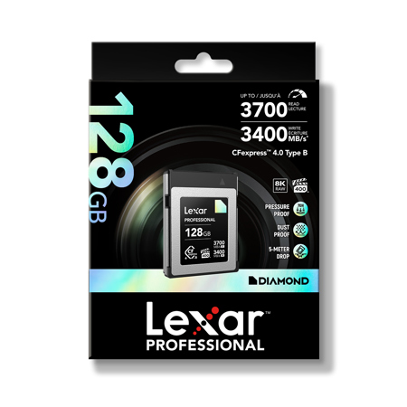 Lexar Diamond Series Professional 128GB CFexpress 4.0 Type-B