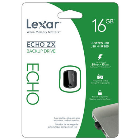 Lexar 16GB Echo ZX Backup Drive for PC and Mac