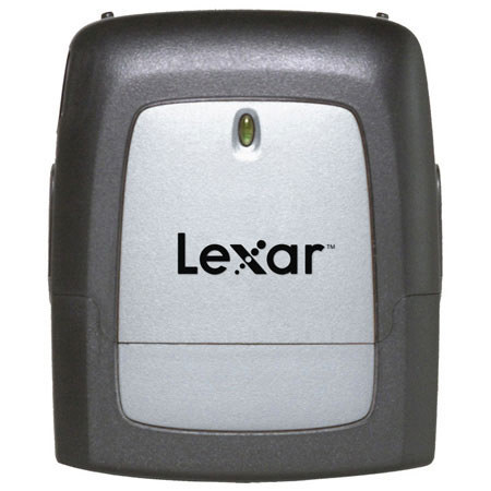 Lexar Compact Flash Memory Card Reader (single slot) with Ultra-Thin Firewire Interface Cable.
