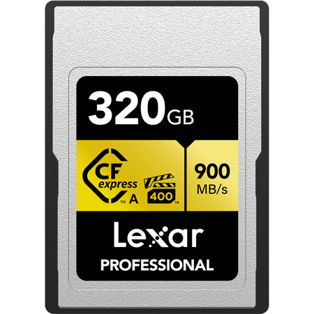 Lexar Gold Series Professional 320GB CFexpress Type-A Memory Card 