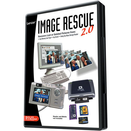 Lexar Image Rescue Software, Supports all Memory Card Formats & USB Flash Drives, for Windows 2000 / XP and Mac OS 10.2 or later.