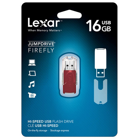Lexar LJDFF16GASBNA JumpDrive FireFly, 16 GB