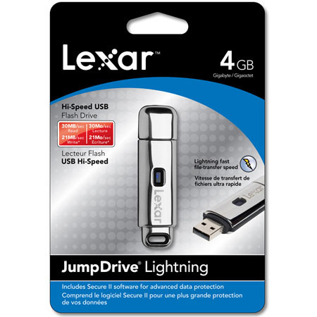 Lexar JumpDrive Lightning 4GB 150x Spd USB Strge Device