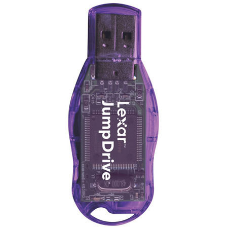 Lexar JumpDrive Classic Portable USB Data Storage Device, 128MB. #PD0128231