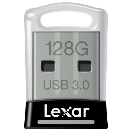 Lexar JumpDrive 128GB S45 USB 3.0 Flash Drive, Low-profile, Plug-and-Stay