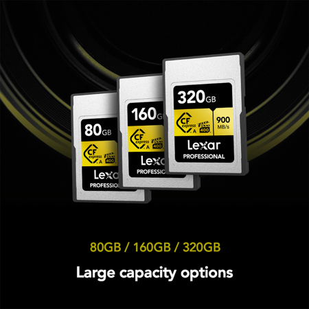 Lexar Gold Series Professional 160GB CFexpress Type-A Memory