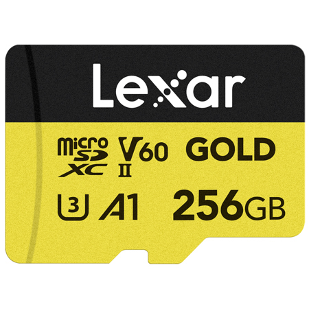 Lexar Professional GOLD microSDXC UHS-II Card 256GB
