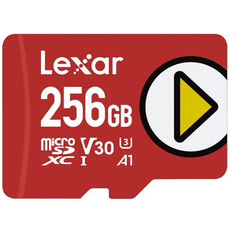 Lexar PLAY Series 256GB UHS-I microSDXC Memory Card