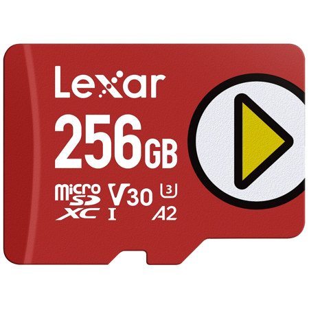Lexar PLAY 256GB UHS-I V30 A2 microSDXC Memory Card