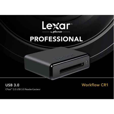 Lexar Professional Workflow CR1 CFast 2.0 USB 3.0 Card Reader