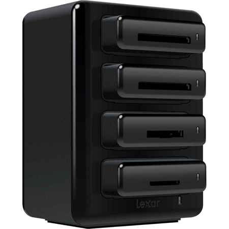Lexar Professional Workflow HR2 4 Bay Thunderbolt 2/USB 3.0 Reader and Storage Drive Hub