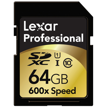 Lexar 64GB Class 10 UHS-I U1 SDXC Memory Card