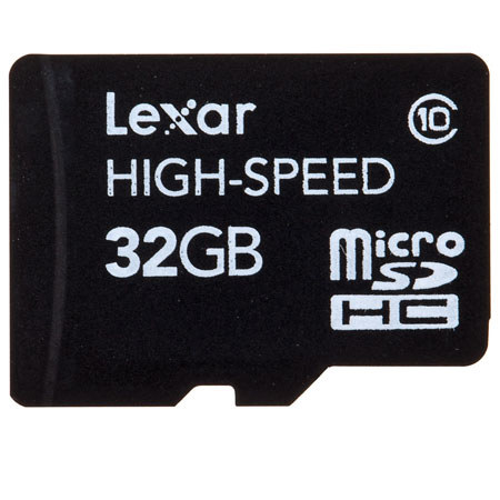 Lexar 32GB Class 10 microSDHC Memory Card, 10 MB/s Read Speed