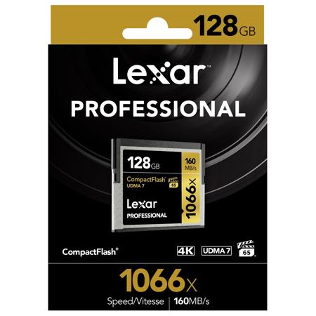 Lexar 128GB Professional 1066x CompactFlash Memory Card