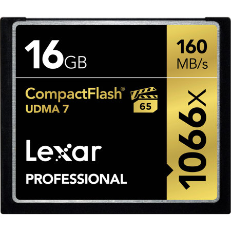 Lexar 16GB Professional 1066x CompactFlash Memory Card