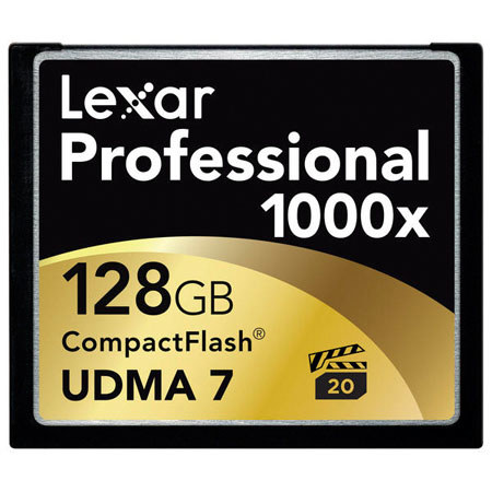Lexar 128GB Professional 1000x CompactFlash Memory Card
