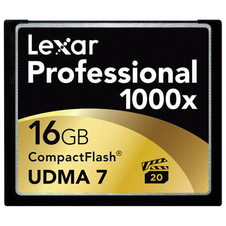 Lexar 16GB Professional 1000x CompactFlash Memory Card