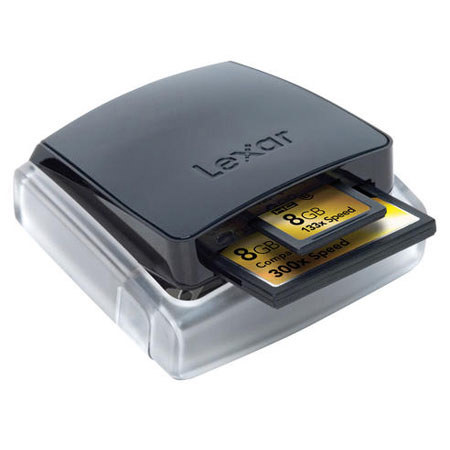 Lexar Professional USB 3.0 Dual Slot Reader, LRW300URBNA