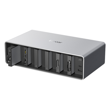 Lexar WF800 Professional Workflow All-in-One 6-Bay Docking Station