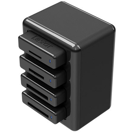 Lexar Professional Workflow HR1 - Four-Bay USB 3.0 Reader Hub