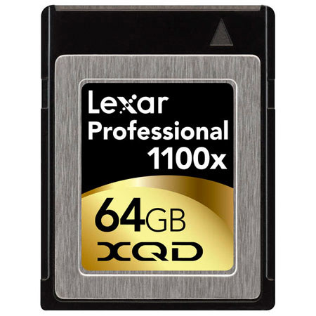 Lexar 64GB XQD Professional 1100x Memory Card