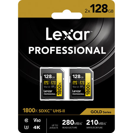 Lexar XQD 2.0カード 128GB Pro 2933x【C】 Lexar 128GB 2933x XQD 2.0 Memory Card LXQD128CRBNA2933 B&H Photo