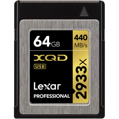 Lexar 64GB Professional 2933x XQD 2.0 Memory Card