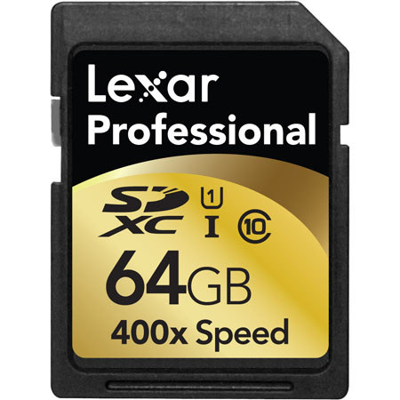 Lexar 64GB Professional UHS-1 SDXC Memory Card