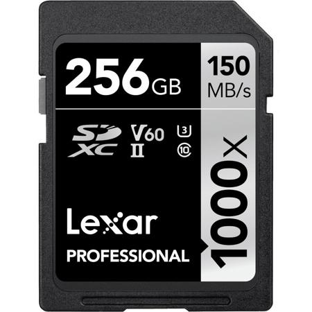 Lexar 256GB Professional UHS-II U3 SDXC Memory Card