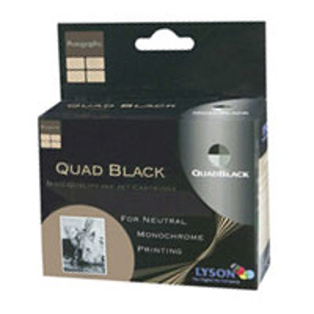 Lyson Daylight Darkroom Quad Black Ink Cartridge, Replaces the Light Cyan Cartridge on the Epson Stylus Pro 4000, 7600 &amp; 9600 Inkjet Printers, 220ml.