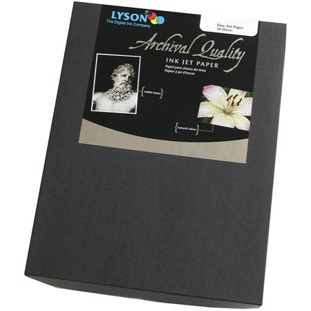 Lyson Soft Fine Art Warm White Luster Watercolor Inkjet 8.5x11-50Sh #285851150