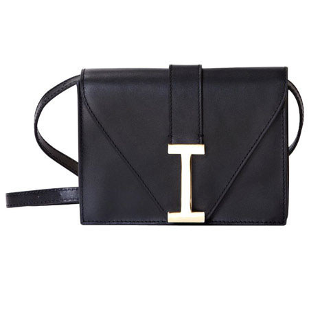 Isaac Mizrahi 'I' Clutch for Point and Shoot Cameras, Smartphones, Black