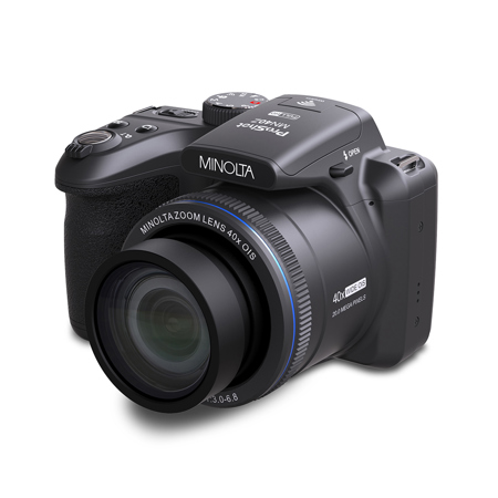 Minolta ProShot MN40Z 20MP Full HD Camera with 40x Optical Zoom Black