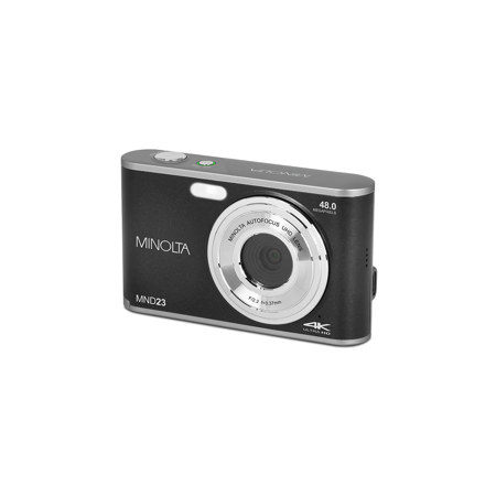 Minolta MND23 4K Selfie Digital Camera Black