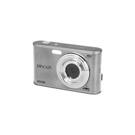 Minolta MND23 4K Selfie Digital Camera Silver