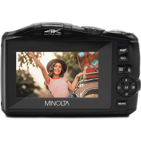 Minolta MND55 64MP 4K Ultra HD Wi-Fi Digital Camera without Memory