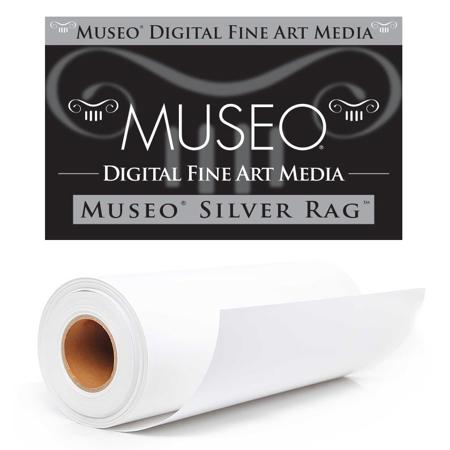 Museo Silver Rag Glossy Fine Art Paper(24"x50' Roll)