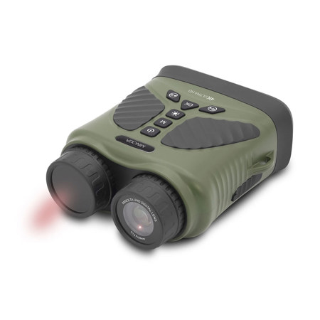 Minolta MNDM10B 10x25 Digital Night Vision Monocular with 4K Ultra HD Camera Gunmetal