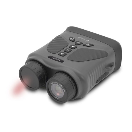 Minolta MNDM10B 10x25 Digital Night Vision Monocular with 4K Ultra HD Camera Green