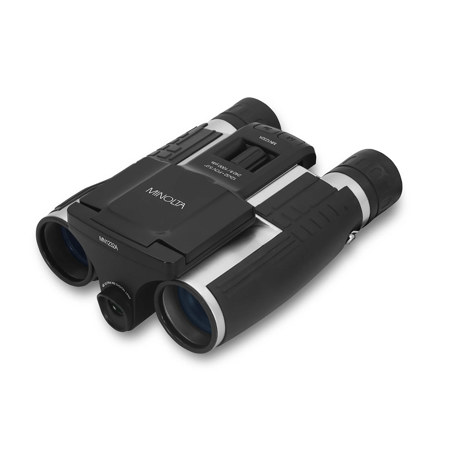 Minolta MN1232A 12x32 Roof Prism Digital Binoculars with 4K Camera