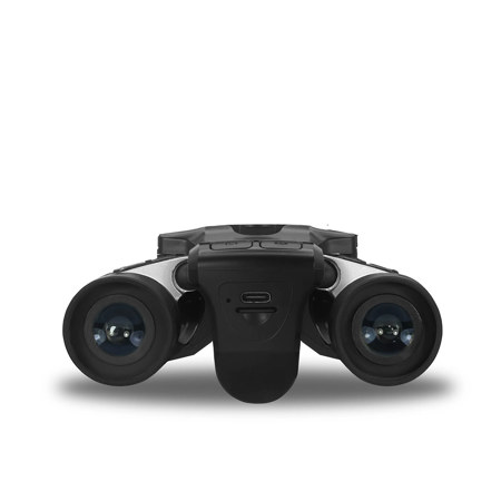Minolta MN1232A 12x32 Roof Prism Digital Binoculars with 4K Camera