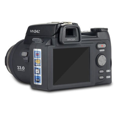Minolta MN24Z 33MP Full HD Digital Camera w/Telephoto and Wide