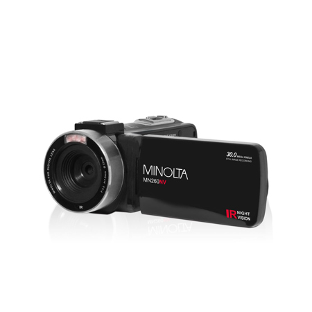 Minolta MN260NV 30MP Full HD 3.5" Touchscreen IR Night Vision Camcorder