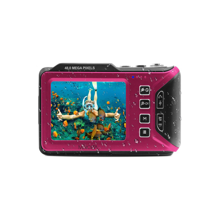 Minolta MN60WP 48MP 4K UHD Wi-Fi Dual LCD Screen Waterproof