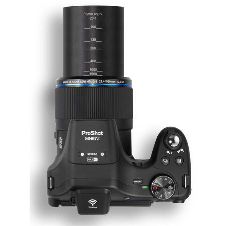 Minolta MN67Z 20MP FHD Wi-Fi Bridge Camera with 67x Optical Zoom