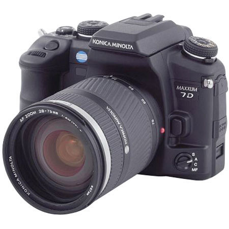 Disc. - Minolta Maxxum 7D Digital SLR Camera Body Kit, with 28-75mm f/2.8 Lens, 6.1mp, - USA Warranty