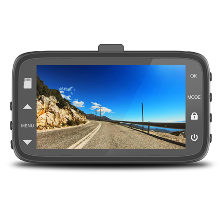 Minolta MNCD38 Full HD 12MP 3" LCD Screen Dash Cam, Blue